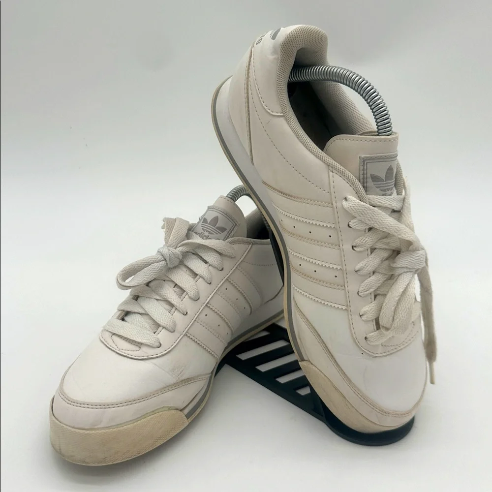 Adidas Orion Three Stripe White Lace Up Sneakers Men's Size 8